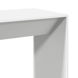 Berkfield Bar Table White 102X50X103.5 Cm Engineered Wood - thumbnail 7
