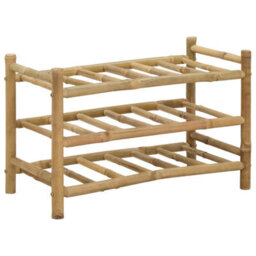 Walplus Wine Rack Natural 57 X 29.5 X 36 Cm Bamboo - thumbnail 2