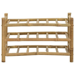 Walplus Wine Rack Natural 57 X 29.5 X 36 Cm Bamboo - thumbnail 3