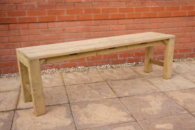 Forest Garden Dining Wooden Garden Furniture Bench - image 1