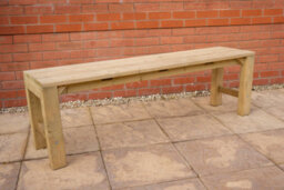 Forest Garden Dining Wooden Garden Furniture Bench - thumbnail 1
