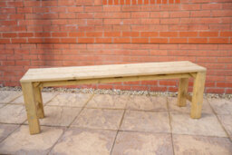 Forest Garden Dining Wooden Garden Furniture Bench - thumbnail 2