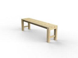 Forest Garden Dining Wooden Garden Furniture Bench - thumbnail 4