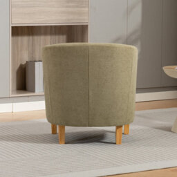 Unknown Millie 68Cm Wide Pistachio Soft Fabric Accent Chair - thumbnail 5