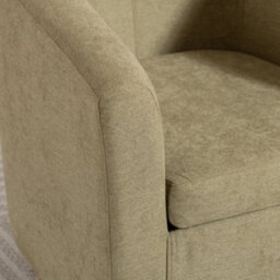 Unknown Millie 68Cm Wide Pistachio Soft Fabric Accent Chair - thumbnail 3