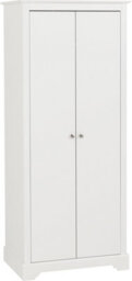 Seconique Stratford 2 Door Wardrobe White Shabby Chic - thumbnail 2