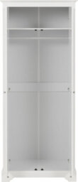 Seconique Stratford 2 Door Wardrobe White Shabby Chic - thumbnail 4