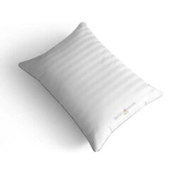 Xample Hotel Grand Feather & Down Rolled Pillow 2 Pack - Thread Count Cotton Cover, Medium-Firm Support, Hypoallergenic Bedding - thumbnail 3