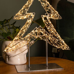 Samuel Alexander 470 Light Up Dewdrop Christmas Tree On Metal Stand With 720 Warm White Leds - thumbnail 1