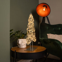 Samuel Alexander 470 Light Up Dewdrop Christmas Tree On Metal Stand With 720 Warm White Leds - thumbnail 2