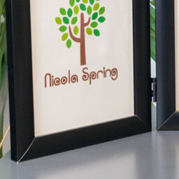 "Nicola Spring Folding 2 Photo Frames - 5 X 7"" - Black - Pack Of 5 - Small Freestanding Picture Frame Portrait Photo Poster Display" - thumbnail 5