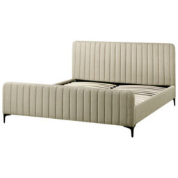 Beliani Bed Boucle Lunan 180 X 200 Cm (Eu Super King) Beige - thumbnail 4