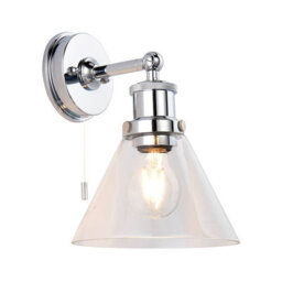 Luxia Taylor Bathroom Wall Light Polished Chrome - thumbnail 3