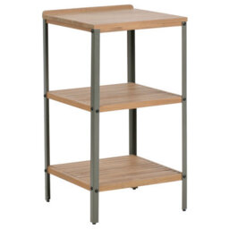 Beliani Outdoor Kitchen Island Ivrea Certified Acacia Wood Brown - thumbnail 1