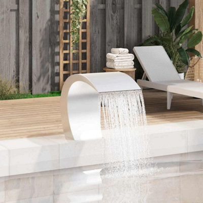 Walplus Garden Waterfall Pool Fountain Stainless Steel 45X30X60 Cm - image 1