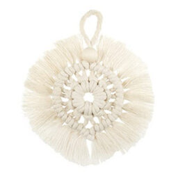 Groves Of Thames Macrame Kit Wreath - Macram Kit: Decoration: Wreath: Natural - Trimits - thumbnail 2