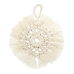 Groves Of Thames Macrame Kit Wreath - Macram Kit: Decoration: Wreath: Natural - Trimits - thumbnail 1