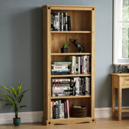 Lassic Vida Designs Corona Solid Pine Large Bookcase Freestanding Shelving Unit (H)1700mm (W)750mm (D)290mm - thumbnail 1
