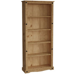 Lassic Vida Designs Corona Solid Pine Large Bookcase Freestanding Shelving Unit (H)1700mm (W)750mm (D)290mm - thumbnail 7