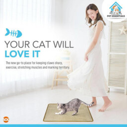 SOL 2Pk Cat Scratch Mat 60Cm X 40Cm Durable Sisal Fabric With Anti Slip Backing Protects Furniture And Sofa Encourages Healthy Scratch - thumbnail 5
