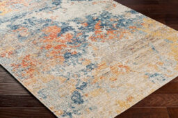 Livabliss Huntington Beach-Modern Blue Yellow Orange In- & Outdoor Rug 160 X 213 Cm Easy Care, Non Shedding - thumbnail 6