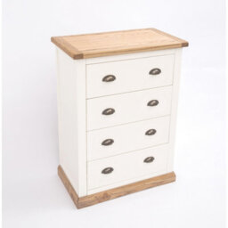 Cabinet Bits Tropea 4 Drawer Chest Of Drawers Brass Cup Handle - thumbnail 3