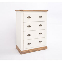 Cabinet Bits Tropea 4 Drawer Chest Of Drawers Brass Cup Handle - thumbnail 2