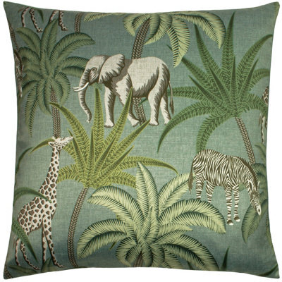 Paoletti Jungle Parade Tropical Animal Cushion Cover - image 1