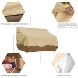 Uv Resistant And Dustproof Outdoor Sofa Covers, Balcony Garden Furniture Patio Bench Cover - thumbnail 5