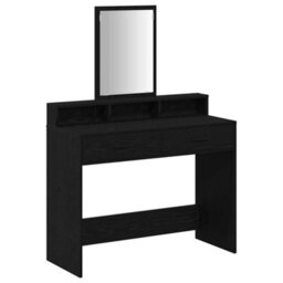 Walplus Dressing Table Black Oak 100 X 41 X 140 Cm Engineered Wood - thumbnail 2
