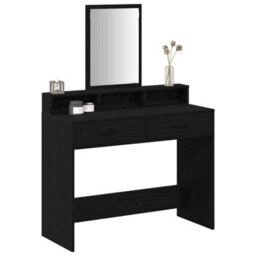 Walplus Dressing Table Black Oak 100 X 41 X 140 Cm Engineered Wood - thumbnail 3