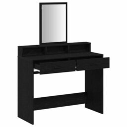 Walplus Dressing Table Black Oak 100 X 41 X 140 Cm Engineered Wood - thumbnail 5