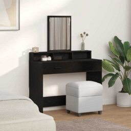 Walplus Dressing Table Black Oak 100 X 41 X 140 Cm Engineered Wood - thumbnail 4