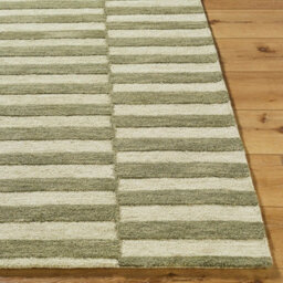 Livabliss Our Pnw Home Idaho-Hand Tufted Green Cream Wool Modern Living Dining Bedroom Rug 183 X 275 Cm Easy Care, Non Shedding - thumbnail 5