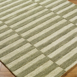 Livabliss Our Pnw Home Idaho-Hand Tufted Green Cream Wool Modern Living Dining Bedroom Rug 183 X 275 Cm Easy Care, Non Shedding - thumbnail 6