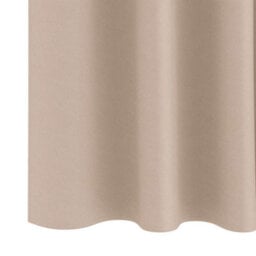 Berkfield Modern Curtains With Curtains 2 Pcs Taupe 260 X 140 Cm Polyester - thumbnail 6