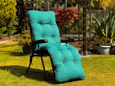 Glendale Garden & Leisure Glendale Garden Relaxer Replacement Cushion Only - Plain Teal