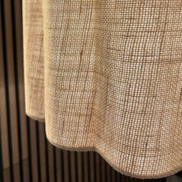 CGC Interiors Cgc Maria Scalloped Cream Linen Drum Lampshade Large 48Cm - thumbnail 7