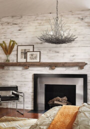 Luminosa Lighting Elstead Organique 5 Light Pendant Chandelier Light Old Bronze, E14 - thumbnail 3