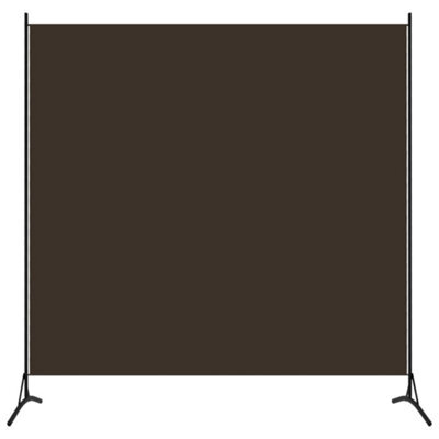 Walplus 1-Panel Room Divider Brown 175X180 Cm - image 1