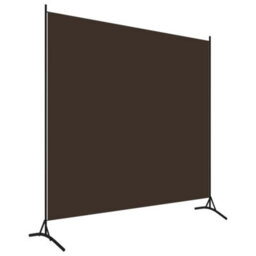 Walplus 1-Panel Room Divider Brown 175X180 Cm - thumbnail 2
