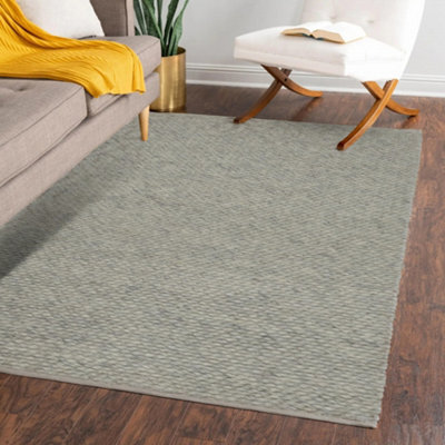 Savannah Grey Knotted Large Rug, (L)230Cm X (W)160Cm - image 1