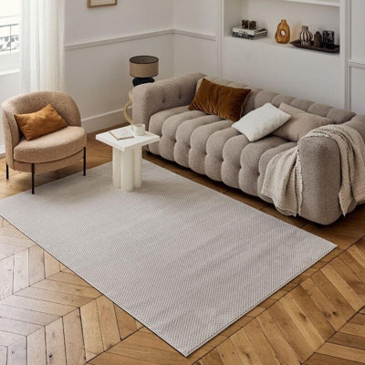 The Rugs Carmel Cream/beige Dots Area Rug And Runner Non Shedding, Stain Resistant, Soft - image 1
