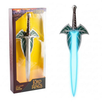 Grupo Erik Rechargeable Lamp - The Lord Of Rings Gifts Battery Wall, Mood Light Blue, Gaming Sting Sword Figurine, Of