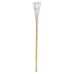 Urbn-Living Urbnliving 76Cm Height Colour Changing Led Citronella Bamboo Garden Outdoor Torch Light Set Of 6 - thumbnail 5