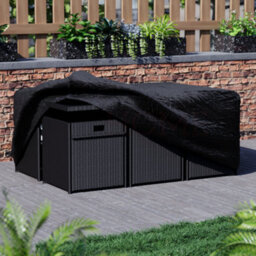 Lassic Garden Vida Black Outdoor Ukfr Garden Furniture Cover Waterproof 170 X 113 X 71 Cm - thumbnail 6