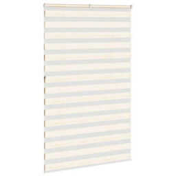 Berkfield Zebra Blind Marble Beige 140X230 Cm Fabric Width 135.9 Cm Polyester - thumbnail 4