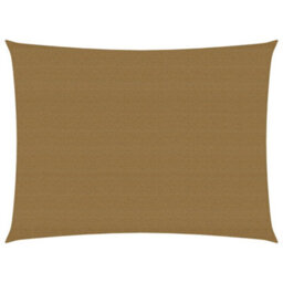 Berkfield Sunshade Sail 160 G/m2 Taupe 3X4 M Hdpe - thumbnail 1