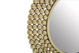 Orsina Templar Gold Finish Beaded Wall Mirror - thumbnail 4