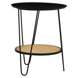 Orsina Side Table With Hairpin Legs, Stylish Design Lounge Table, Minimalist Hallway Table With Metal Hairpin Legs - thumbnail 2